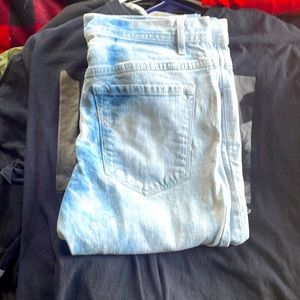 Two toned skinny jeans